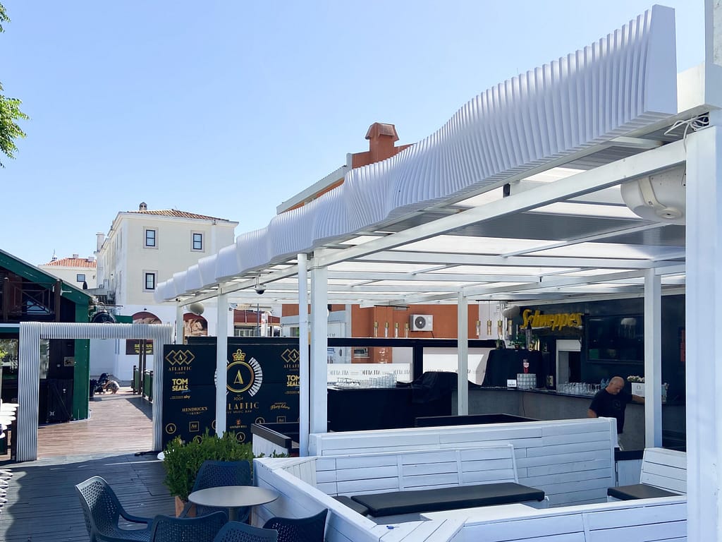 Serralharia Atlantic Bar Vilamoura estrutura metalica