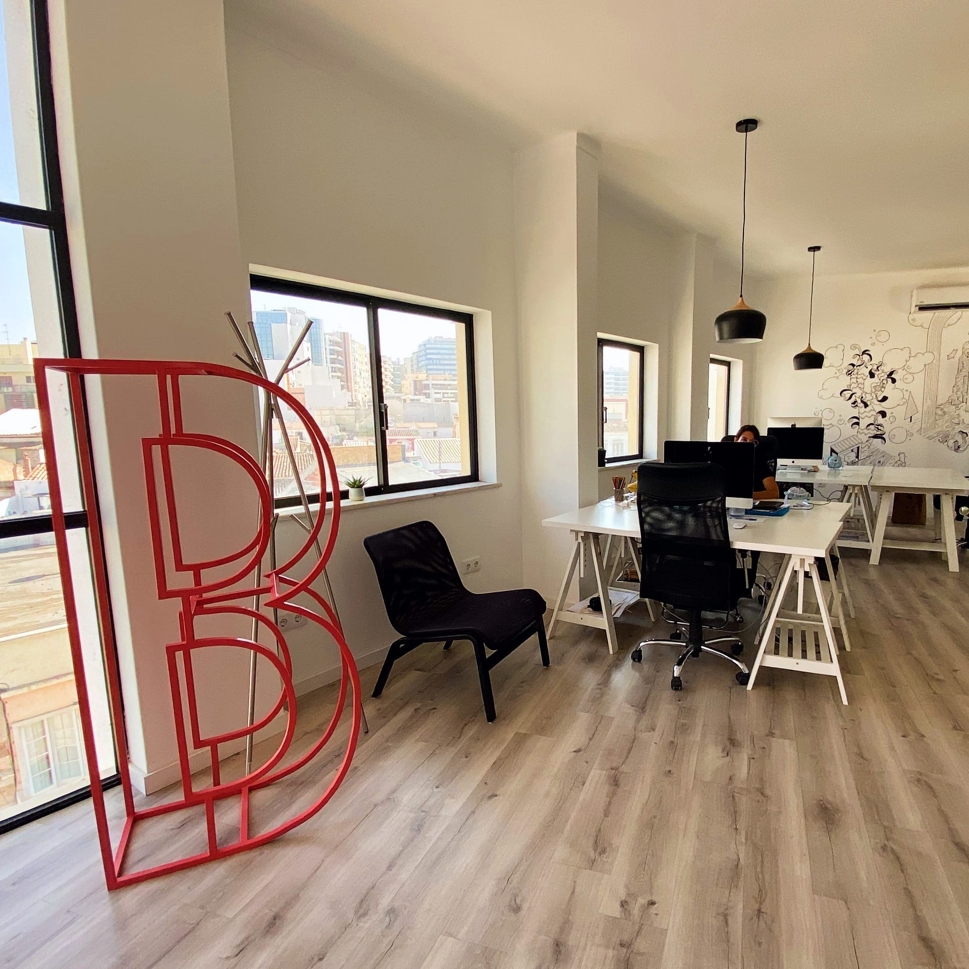 KOBU letras ferro galvanizado serralharia