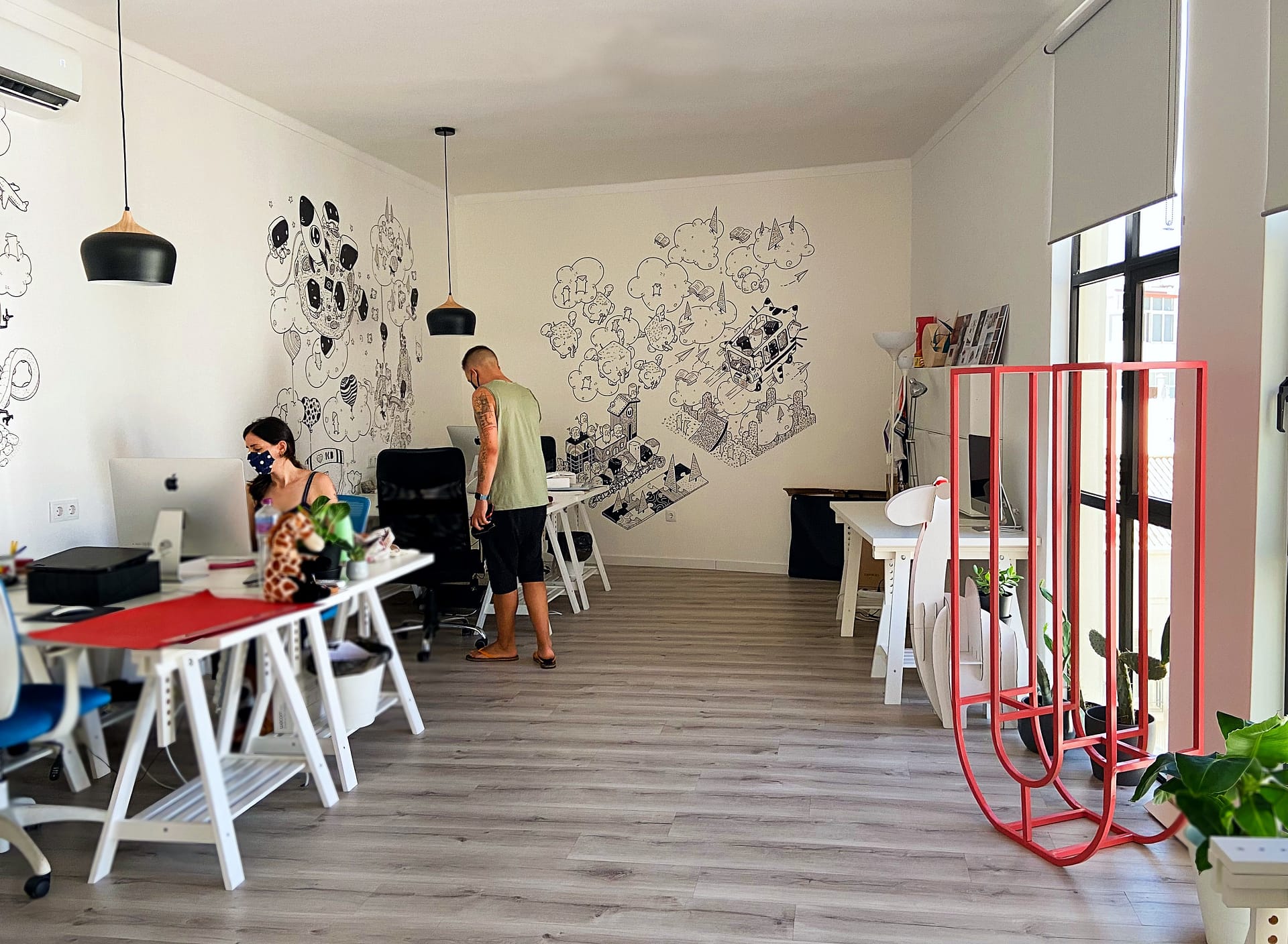 decoração vinil escritório Kobu Faro